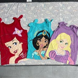 Bundle of 3 Disney princess shirts